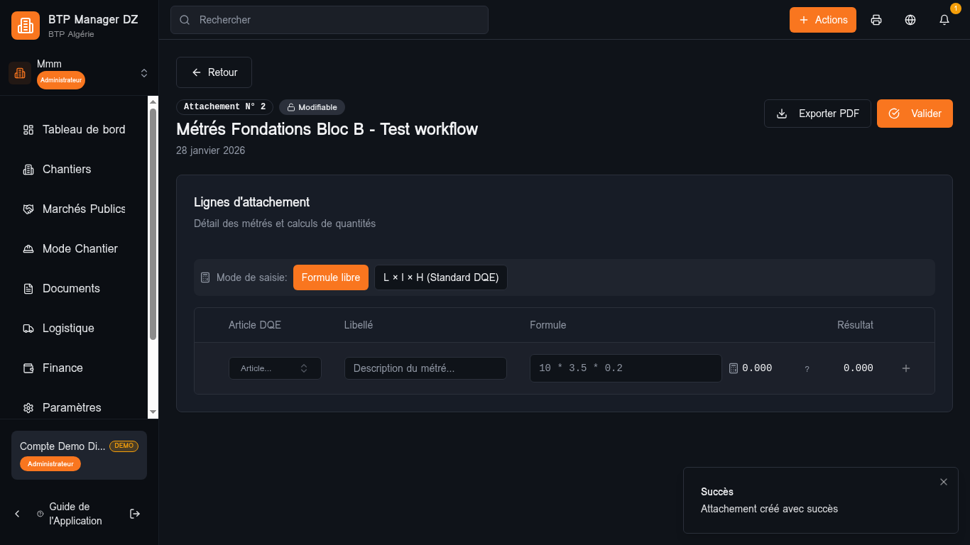 LOGICIEL BTP MANAGER PRO