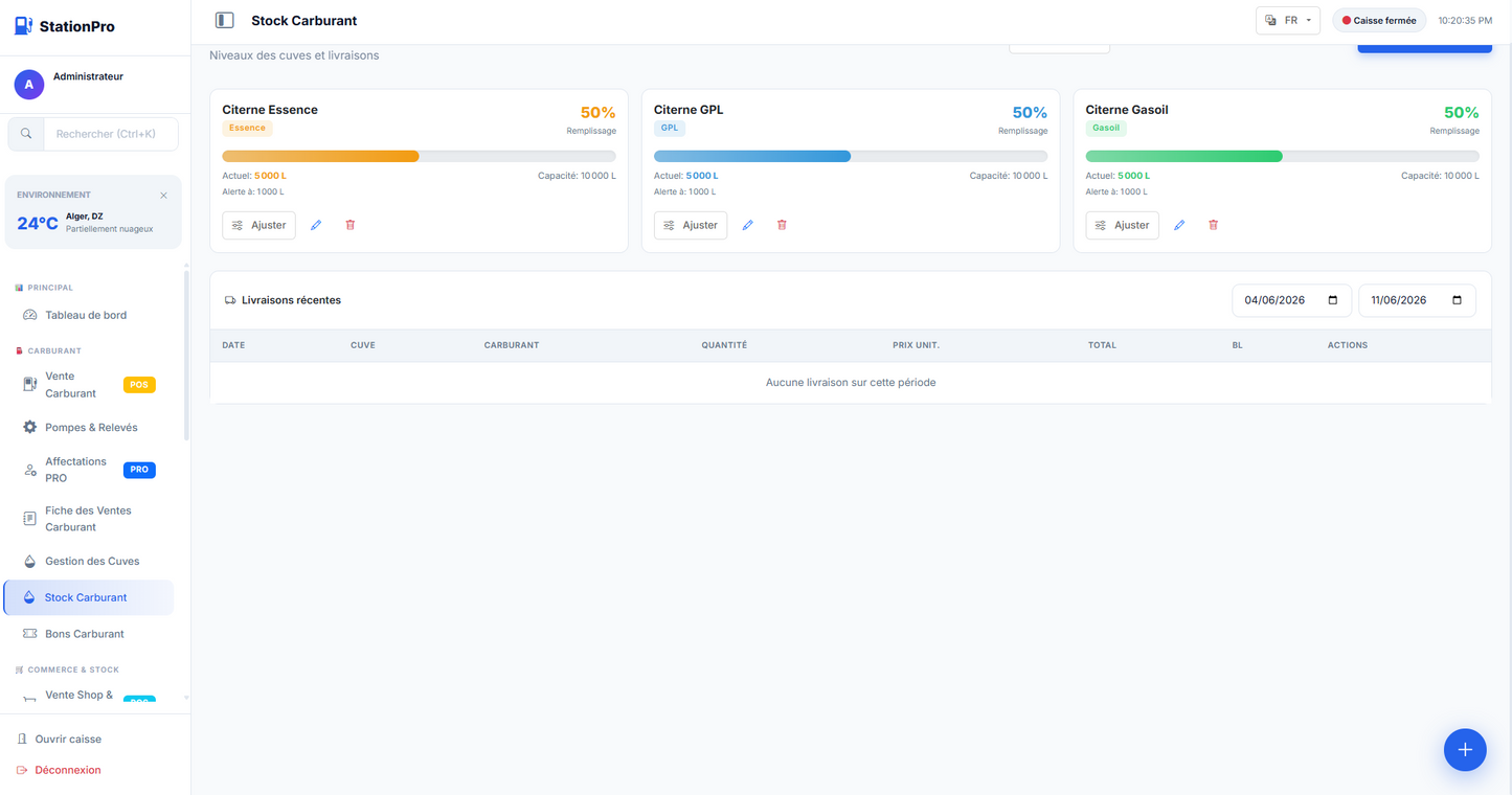 STATION PRO - Logiciel  de Gestion Station Service