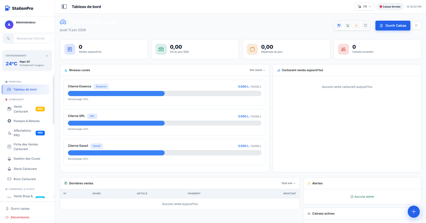 STATION PRO - Logiciel  de Gestion Station Service