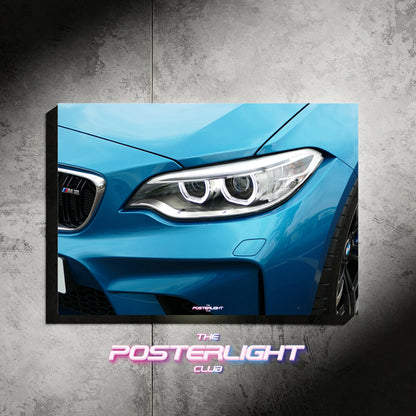 POSTER LUMINEUX BMW M2