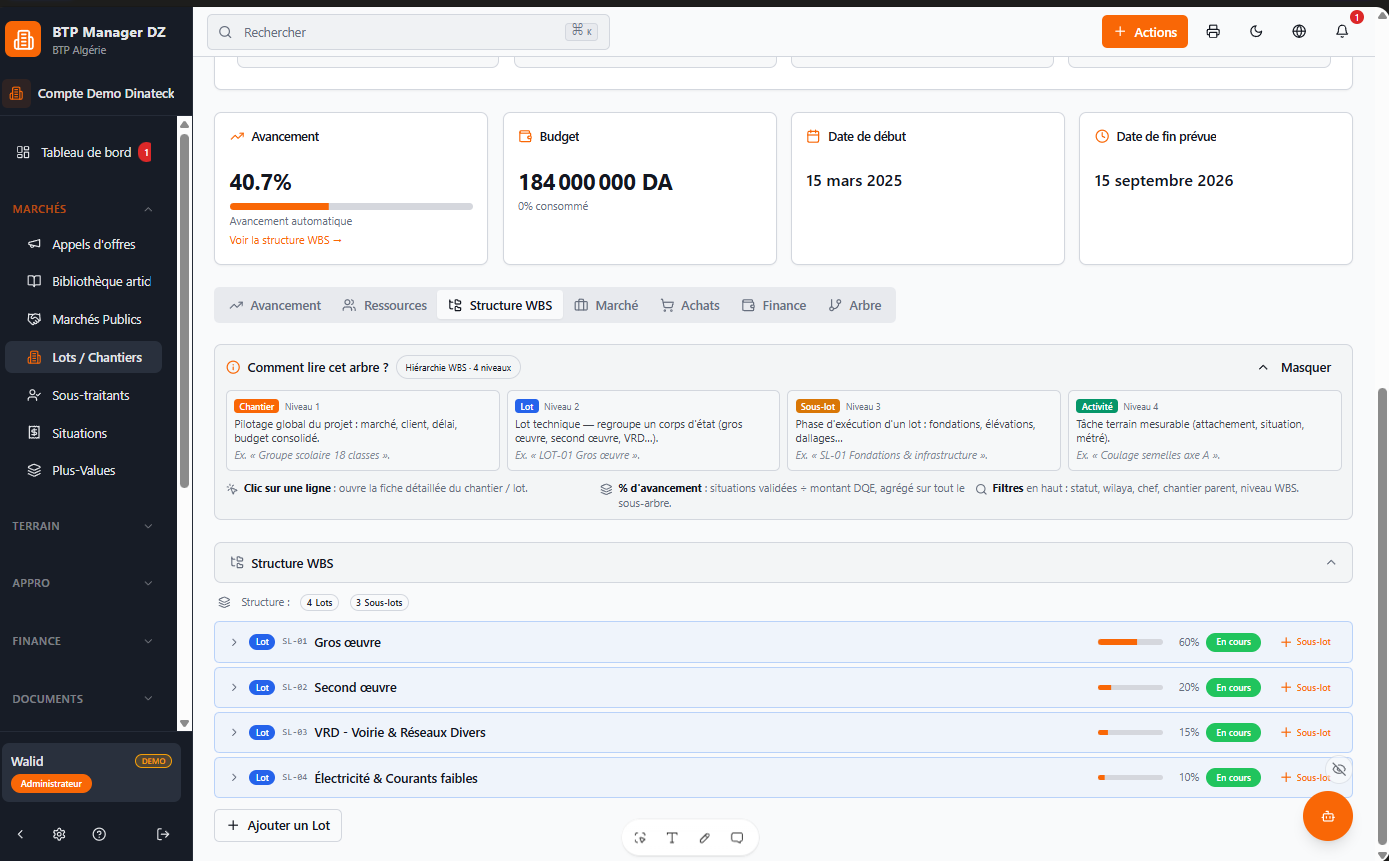 LOGICIEL BTP MANAGER PRO
