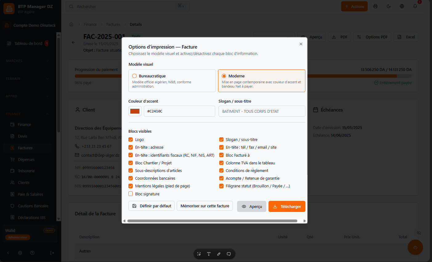 LOGICIEL BTP MANAGER PRO