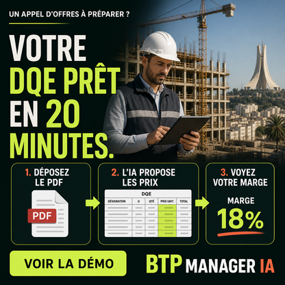برنامج BTP MANAGER IA integrée