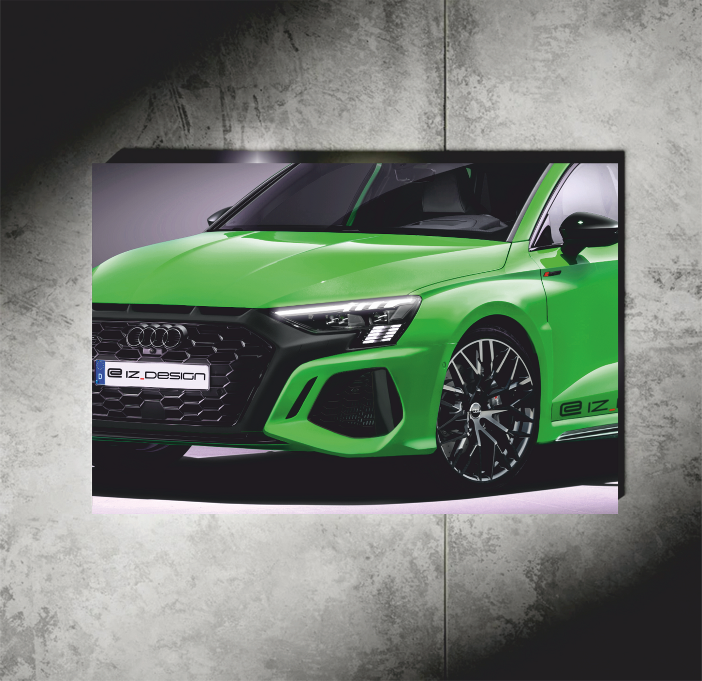 POSTER LUMINEUX  AUDI RS3