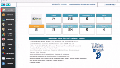 Dolisoft PRO – Logiciel de Gestion Commerciale 2025 - [PROMOTION]