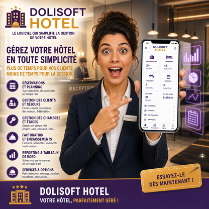 Logiciel Dolisoft Hotel — Gestion d'hotel