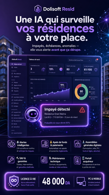 Le logiciel qui gère vos résidences à votre place