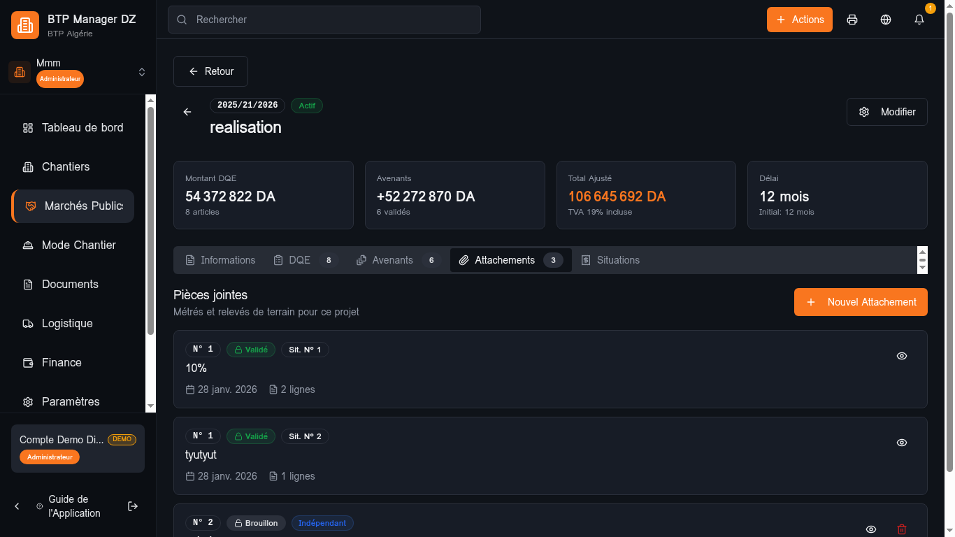 LOGICIEL BTP MANAGER PRO
