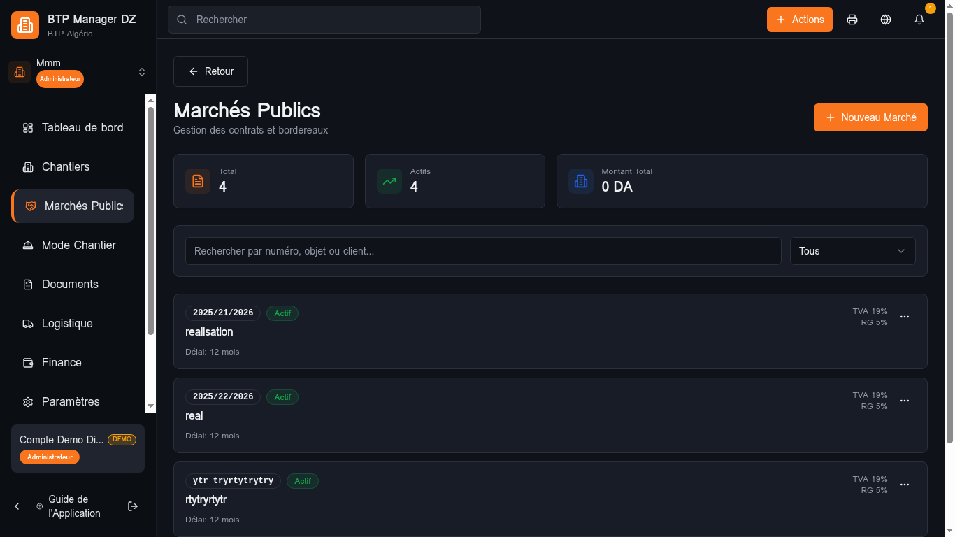 LOGICIEL BTP MANAGER PRO